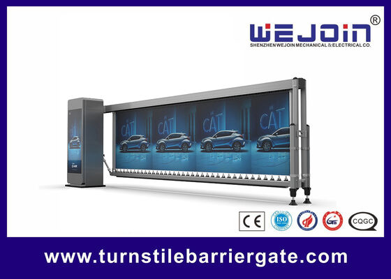 Calidad  Intelligent barrier gate Advertising boom barrier 4.1 meters 3.5meters 4~8 seconds for car park barrier system Fábrica