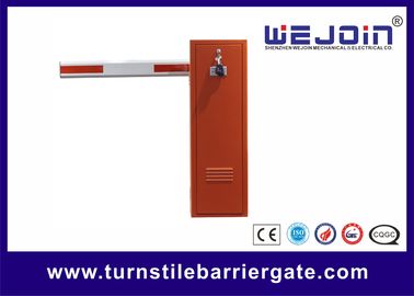 Puerta automática de las barreras del aparcamiento del gabinete del color rojo con las opciones infrarrojas de la fotocélula