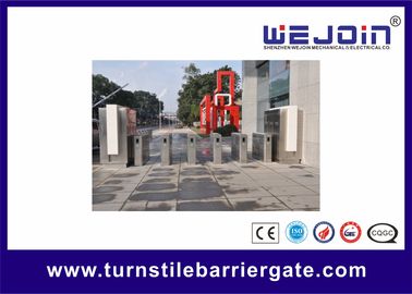 Torniquetes retractables orgánicos del peatón del acero inoxidable de la puerta de la barrera de la aleta de la puerta de velocidad