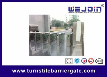 Torniquetes ópticos de la puerta peatonal de la barrera de la aleta de la desventaja del control de flujo