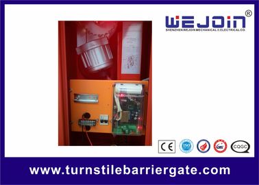 Brazo automático de alta velocidad de la puerta del aparcamiento de la puerta de la barrera con la vivienda del color rojo