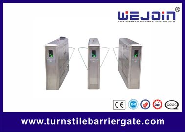 Barrera eléctrica de la aleta del precio del torniquete, deslizando la puerta del torniquete de la aleta