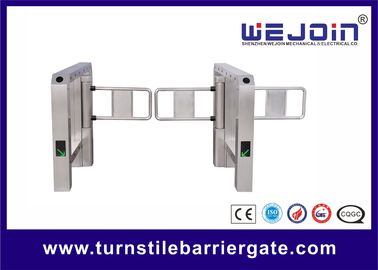 Solo tipo portátil puerta para el peatón, puerta del puente de la barrera del oscilación de oscilación del supermercado