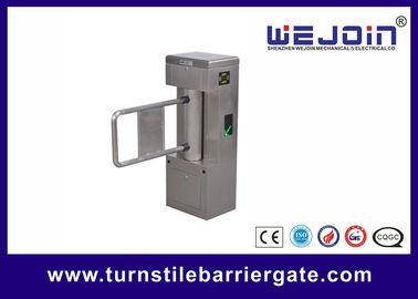 Puerta de barrera de acceso de seguridad con fotocélulas infrarrojas y direcciones de acceso ajustables para edificios comerciales
