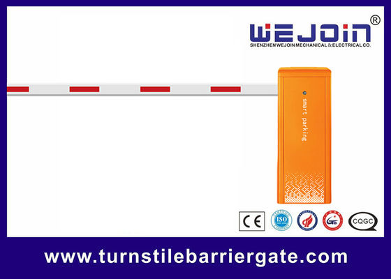 Barrera de estacionamiento con motor DC 24V y brazo recto de 6 metros para estacionamientos