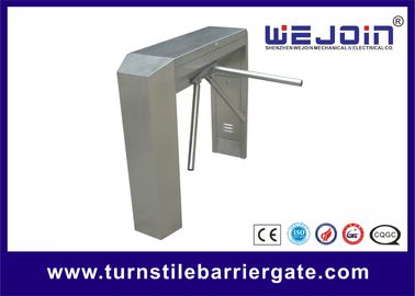 El entramado de acero inoxidable de la puerta de la barrera del torniquete del trípode de la altura de la cintura arma descenso auto