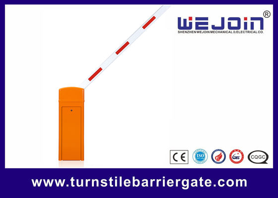 Barrera de brazo recto telescópico de 6 m color naranja, motor sin escobillas DC24V