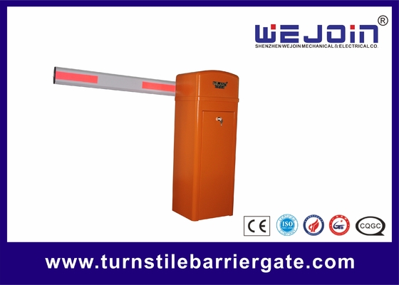 Control de acceso al estacionamiento Color naranja 6s 6m Puerta de barrera de brazo de aluminio recto