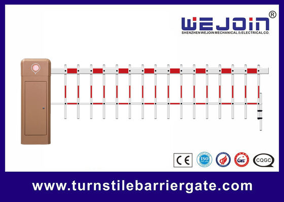 Barrera automática de 4,5 m con brazo de valla doble y ciclo de trabajo del 100% para barrera de vehículos residencial de alta gama
