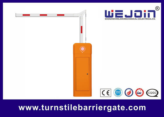 Puerta de barrera automática con motor sin escobillas DC24V, transmisión de engranaje de gusano duradera y protección inteligente contra colisiones para estacionamientos