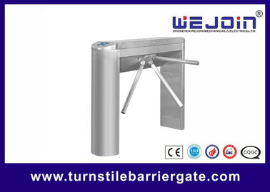 puerta de la barrera del torniquete del trípode del esd del control de acceso del rfid del acero inoxidable para la biblioteca de universidad