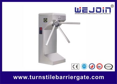 Puerta hasta la cintura del torniquete del trípode del acero inoxidable 304 del control de acceso peatonal automático con la tarjeta/la huella dactilar del RFID leídas