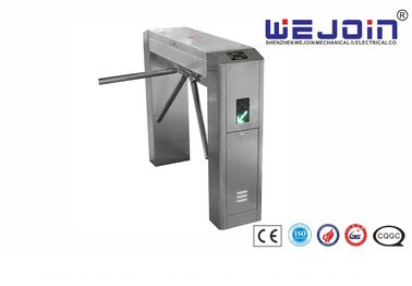 Sistema peatonal del control de acceso del trípode, puerta del torniquete con el lector de tarjetas automático