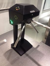 Torniquete del trípode del bafle de la aleta del sistema del control de acceso del RFID con la cerradura de la huella dactilar