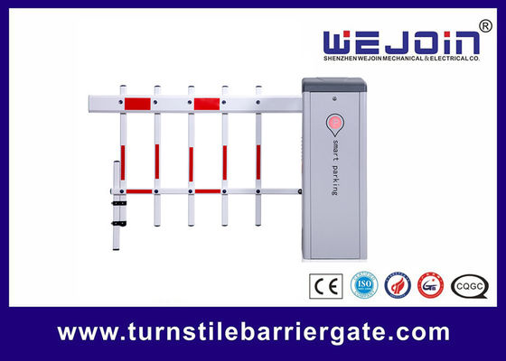 Barrera de estacionamiento AC110V 6S con pluma de valla y longitud de pluma personalizable de hasta 6M